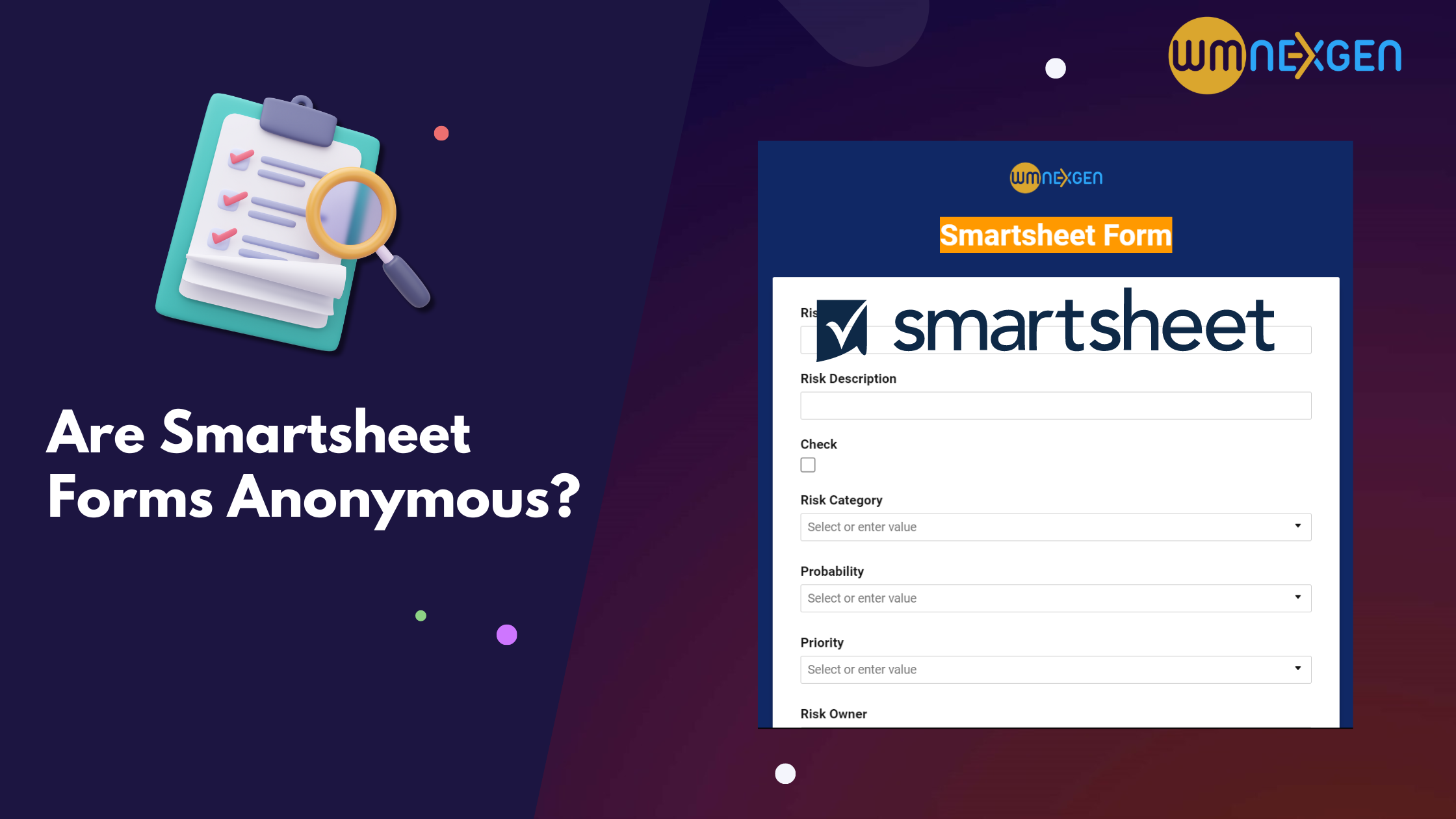 Are Smartsheet Forms Anonymous? 