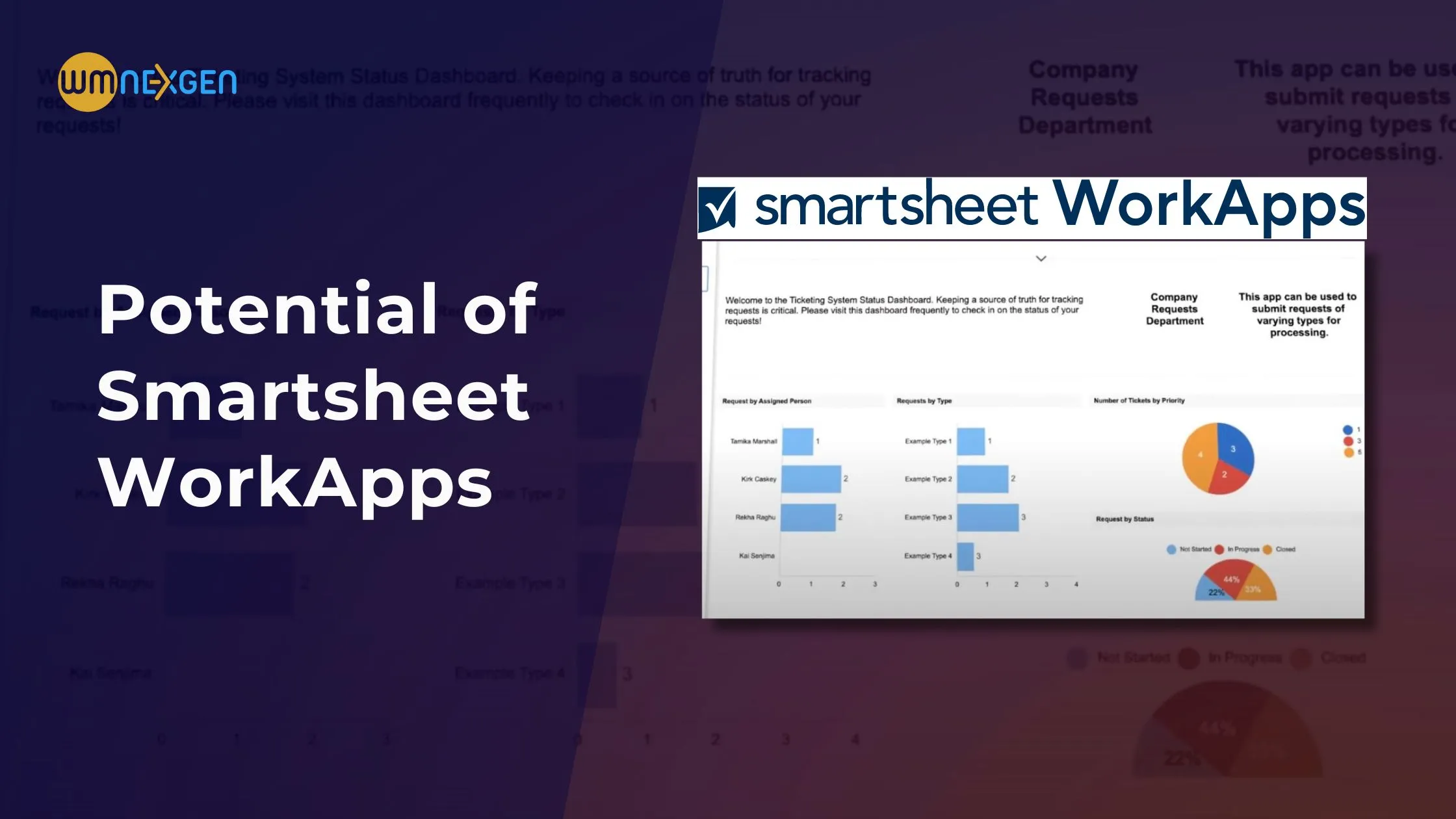 Know the potential of smartsheet workapps
